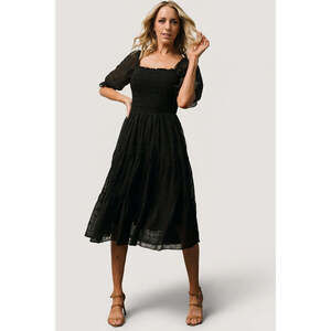 Baltic Born Hazel Eyelet Midi Dress | Black Size 3XL3XL